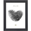 Rama drewniana S53G black painter look 30x40 cm