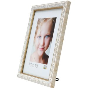 Ramka na zdjęcia ornamentowe S95L 15x20 cm biała