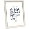 Ramka na zdjęcia ornamentowe S95L 15x20 cm biała