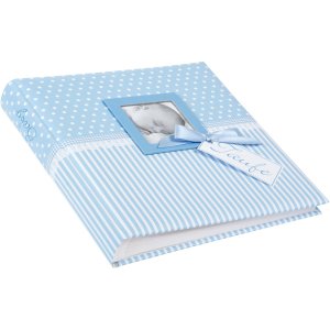 Goldbuch Album na chrzest Sweetheart niebieski 25x25 cm 60 białych stron