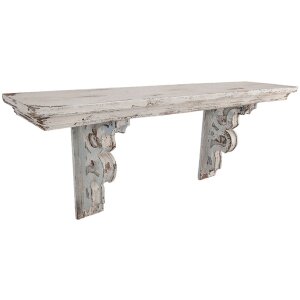 Półka ścienna shabby white - 5H0232 Clayre Eef