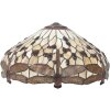 LumiLamp Szklany klosz Tiffany Dragonfly 49x28 cm