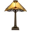 Lampa stołowa Tiffany Ø 50x49 cm w kolorze naturalnym