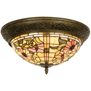 Lumilamp 5LL-5350 Lampa sufitowa Tiffany Ø 38x19...