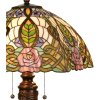 Lampa stołowa Tiffany Ø 47x61 cm w kolorze zielonym