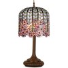 Lampa stołowa Tiffany Ø 40x84 cm w kolorze różowym