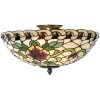 Lampa sufitowa Tiffany Ø 40x23 cm czarna