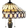 Lampa stołowa Tiffany Ø 40x58 cm w kolorze naturalnym