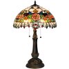 Lampa stołowa Tiffany Ø 41x67 cm w kolorze czerwonym