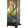 Lampa stołowa Tiffany 24x58,5 cm w kolorze niebieskim