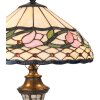 LumiLamp 5LL-5774 Lampa stołowa Tiffany Ø 40x60 cm w kolorze różowym