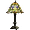 Lampa stołowa Tiffany Ø 30x48 cm w kolorze zielonym