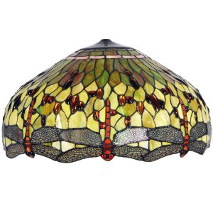 LumiLamp 5LL-9200GR Abażur Tiffany Ø 51x30 cm...