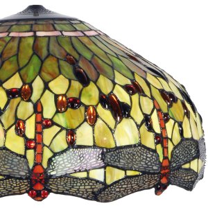 LumiLamp 5LL-9200GR Abażur Tiffany Ø 51x30 cm...