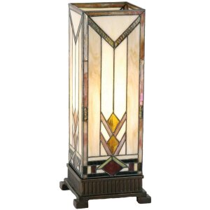 LumiLamp 5LL-9227 Lampa stołowa Tiffany 18x18x45 cm...