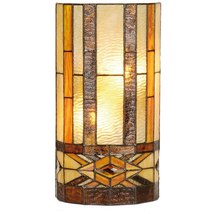 Lampa ścienna TIFFANY kolorowa - 5LL-9286 Clayre Eef