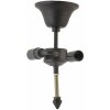 LumiLamp 5LL-96 Kablowa lampa wisząca Tiffany 18x10x20 cm Czarna żelazna lampa wisząca
