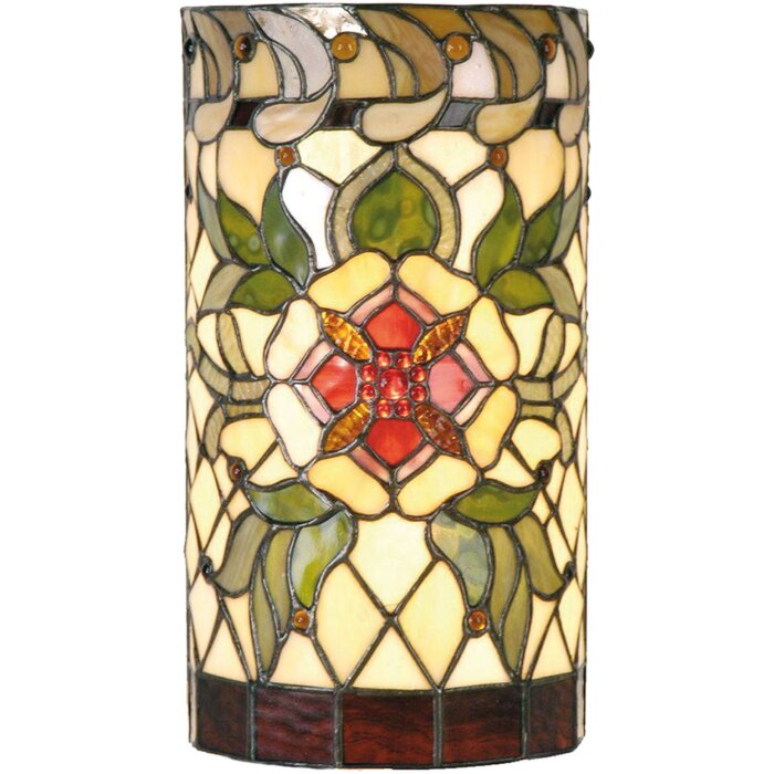 Lampa ścienna TIFFANY kolorowa - 5LL-9906 Clayre Eef