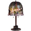 Lampa stołowa Tiffany Ø 37x68 cm kolor fioletowy