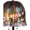 Lampa stołowa Tiffany Ø 37x68 cm kolor fioletowy