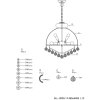 Żyrandol Ø 48 cm żelazo-szkło - 5LL-CR36 Clayre Eef