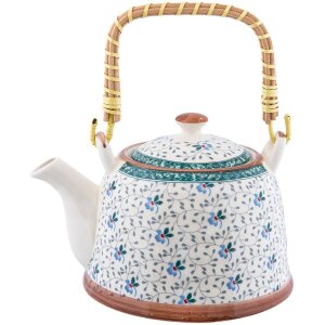 Clayre Eef 6CETE0046 imbryk 18x14x12 cm ceramiczny biały