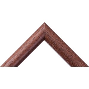 Rama drewniana H004 mahoń szkło zwykłe 20x30 cm