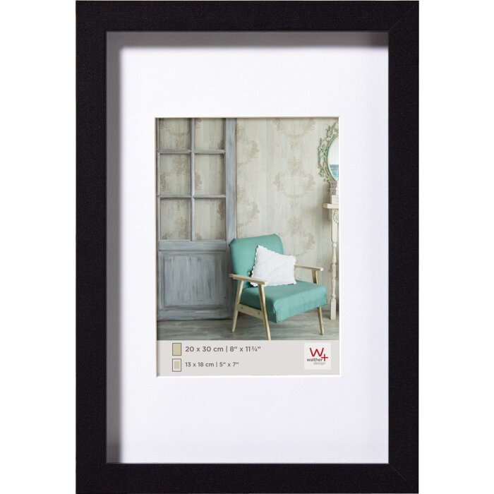 Ramka drewniana Stockholm czarna 10x15 cm