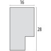 Ramka blokowa Inn 10x15 cm biała