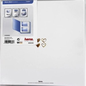 Hama Stock Album Lazise 200 zdjęć 10x15 cm złoty