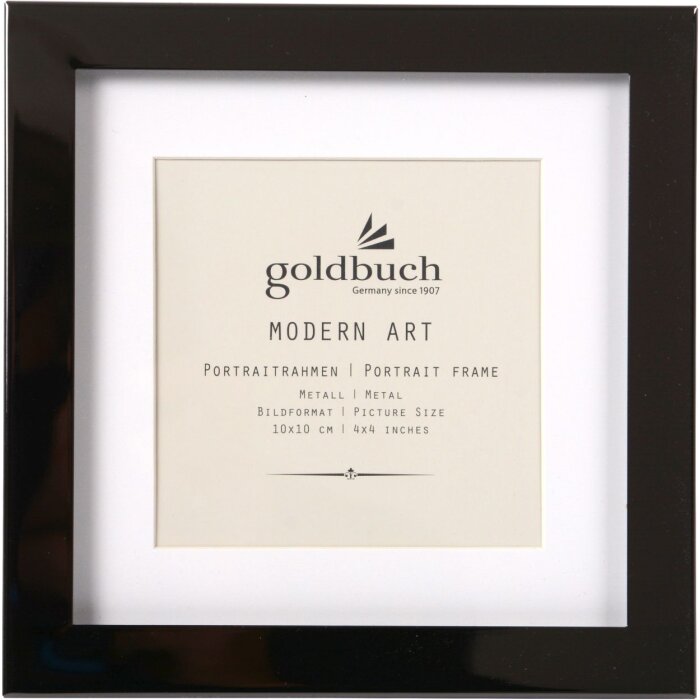 Ramka na zdjęcia Modern Art 10x10 cm czarna