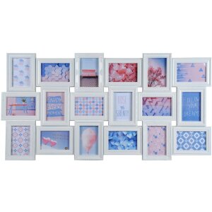 Modna galeria zdjęć 18 zdjęć 10x15 cm biały