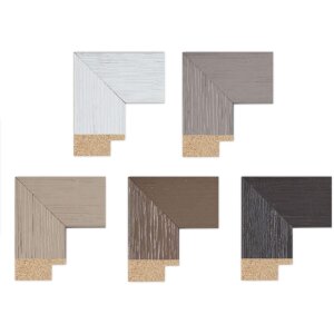 Karma ramka drewniana 20x30 cm szara