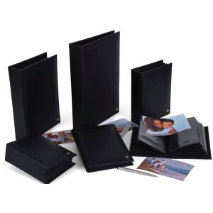 Henzo Stock Album Pure Black 10x15 cm i 13x19 cm