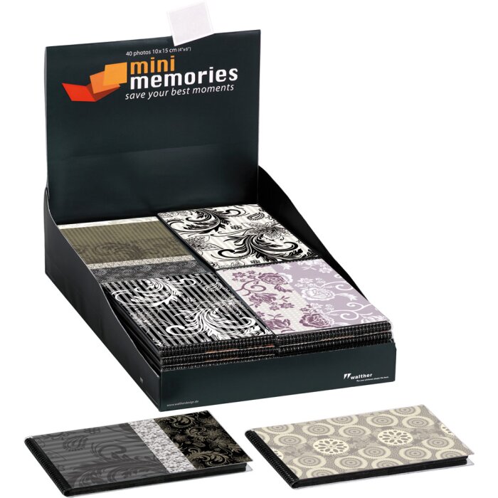 Walther Mini Album Memories 40 zdjęć 10x15 cm - wymienna okładka