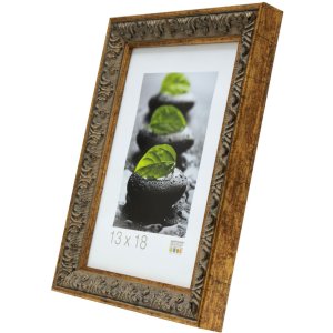 Ramka na zdjęcia plastik złoty-szary 10,0 x15,0 cm S95MA
