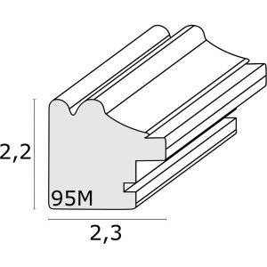 Ramka na zdjęcia plastik złoty-szary 10,0 x15,0 cm S95MA