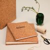 Goldbook Księga gości KORKIN korek 22x24,5 cm 176 białych stron