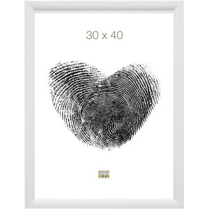 Ramka drewniana S54S biała 20,0 x20,0 cm