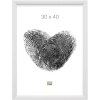 Ramka drewniana S54S biała 20,0 x20,0 cm