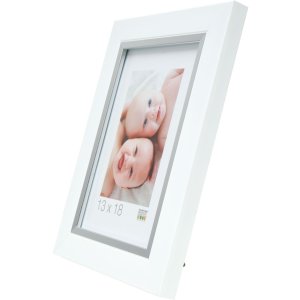 Ramka na zdjęcia biała, plastikowa 20,0 x25,0 cm S45VK