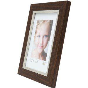 Ramka na zdjęcia brązowa plastikowa 10,0 x15,0 cm S45VH