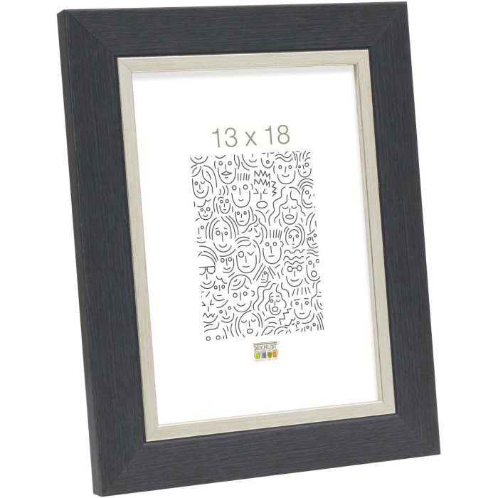 Ramka na zdjęcia szara, plastikowa 20,0 x25,0 cm S45VF