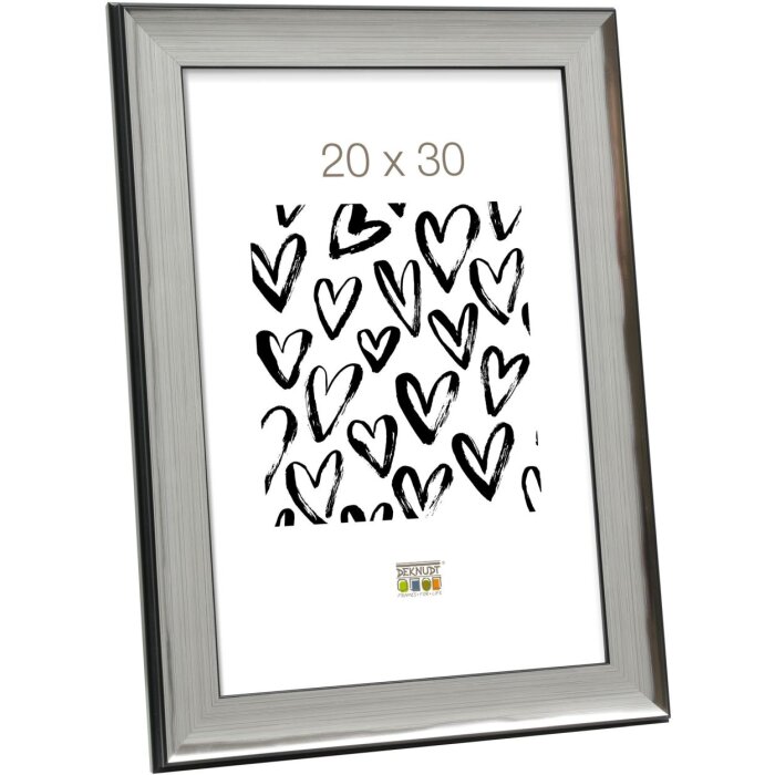 Ramka na zdjęcia srebrna plastikowa 15,0 x20,0 cm S45ND