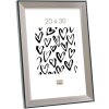 Ramka na zdjęcia srebrna plastikowa 15,0 x20,0 cm S45FD