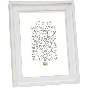 Ramka na zdjęcia drewno białe 20,0 x30,0 cm S45ES