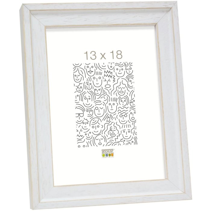 Ramka na zdjęcia drewno białe 30,0 x40,0 cm S45ES