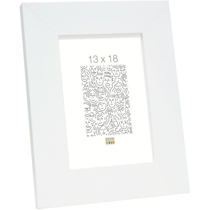Ramka na zdjęcia drewno białe 40,0 x50,0 cm S43BK