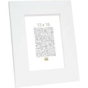 Ramka na zdjęcia drewno białe 40,0 x50,0 cm S43BK