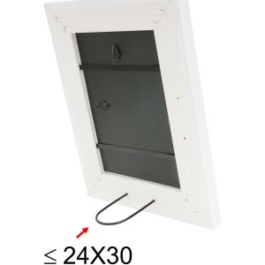 Ramka na zdjęcia drewno białe 40,0 x50,0 cm S43BK